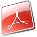 Acrobat, reader Firebrick icon