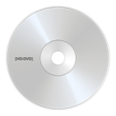 disc, Dvd, Hd Silver icon