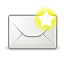 unread, envelop, mark, Letter, Message, Email, mail, Gnome Black icon