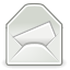 Gnome, Letter, Email, envelop, Emblem, mail, Message LightGray icon