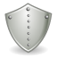 Gnome, security, medium Black icon