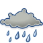 Shower, weather, scattered, climate, Gnome Icon