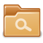 Find, seek, Gnome, saved, search, Folder SandyBrown icon
