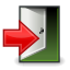 Application, Gnome, sign out, Exit, quit, logout Icon