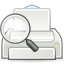 File, document, preview, paper, printer, Gnome, Print WhiteSmoke icon