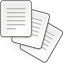document, paper, Gnome, Emblem, File WhiteSmoke icon
