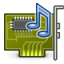 card, Audio, Gnome Olive icon