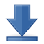 Bottom, Gnome SteelBlue icon