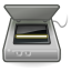 Gnome, Scanner DimGray icon