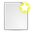 Gnome, paper, document, File, new WhiteSmoke icon