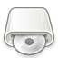 drive, optical, Gnome WhiteSmoke icon
