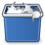 Full, profile, recycle bin, Gnome, Account, people, user, Trash, Human SteelBlue icon