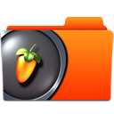 sampler, Fruity loops, Loop, Fruity OrangeRed icon