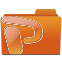 powerpoint, ppt Chocolate icon