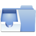 Folder, mbox LightSteelBlue icon