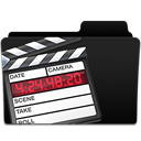 movie, film, fcp, video Black icon