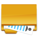 File, paper, document Goldenrod icon