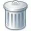 Blank, Trash, Empty, recycle bin Icon