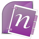 onenote, microsoft, office RosyBrown icon