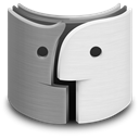 metal, Finder, Apple Gainsboro icon
