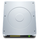 hard disk, drive LightGray icon