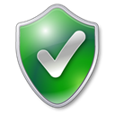 shield, security, Checked, green, protect, Guard Black icon