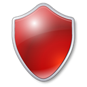Protection, red, shield, Guard, security, Antivirus, protect Black icon