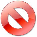 red, cancel, no, Close, stop Black icon