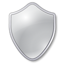 Guard, shield, protect, grey, security Silver icon