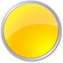 Circle, yellow, round Gold icon