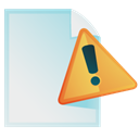 File, document, exclamation, Error, paper, Alert, warning, wrong Lavender icon