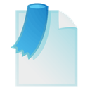 tag, File, document, paper, bookmark Black icon