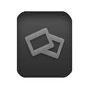 File, document, paper, Slide Black icon