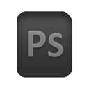 document, photoshop, File, Psd, paper, Ps Black icon