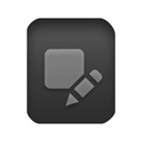 File, document, graphic, paper, square Black icon