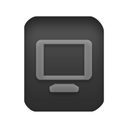 document, File, video, paper Black icon