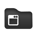 Application Black icon