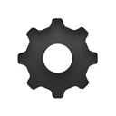 Gear Black icon