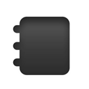 notepad Black icon