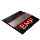 File, Bmp, paper, document Black icon