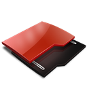 Folder, open Black icon