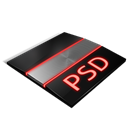 document, paper, Psd, File Black icon