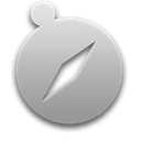 safari, Browser Black icon