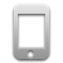 Cell phone, smartphone, Iphone, mobile phone Black icon