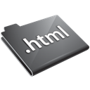 grey, html Black icon