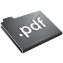 Pdf, grey Black icon