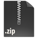 document, paper, Zip, File DarkSlateGray icon