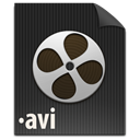 document, Avi, File, video, paper DarkSlateGray icon