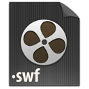 File, document, swf, paper DarkSlateGray icon