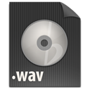 File, paper, Wav, document DarkSlateGray icon
